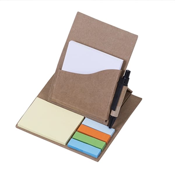 Este é o produto Bloco de Anotações com Post-it e Caneta