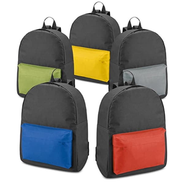 Mochila com Bolso Frontal de Grande Dimensão